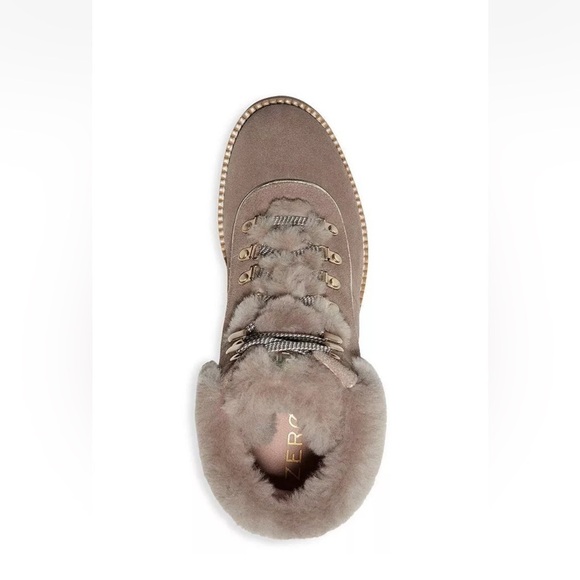 COLE HAAN ZeroGrand Explore Upstate Waterproof
Shearling Hiking Boot 10 brown - Picture 4 of 11